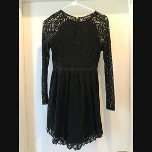 Black Stylestalker Skater Mini Dress